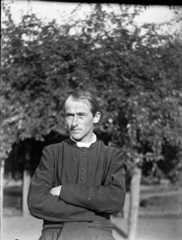 Portrait of the Revd Gerald Dickson in India